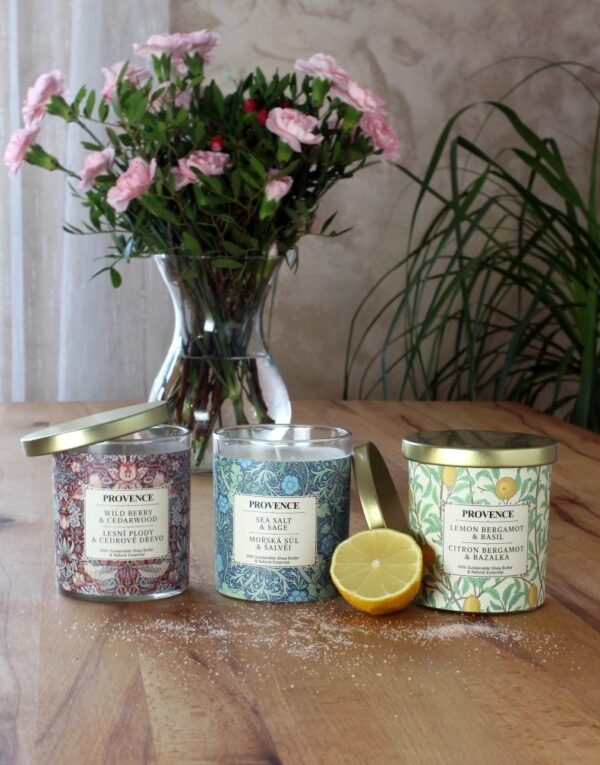 Lõhnaküünal Metsamarjad & Seeder, klaasis, 30h