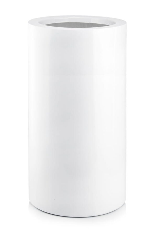 Õuepott Cylin Ø40x h70cm valge