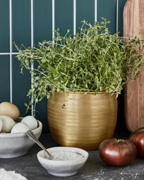 Lillepott Spot Ø16,5x h14,5cm kuldne