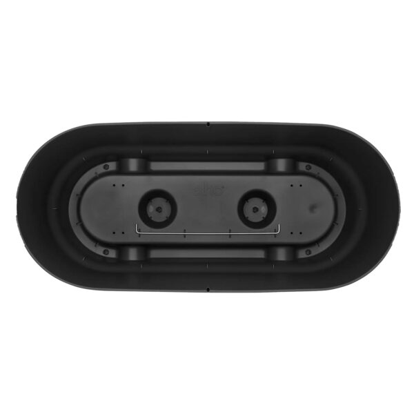 Rõdukast Greenville Terrace Trough ratastel 80cm must