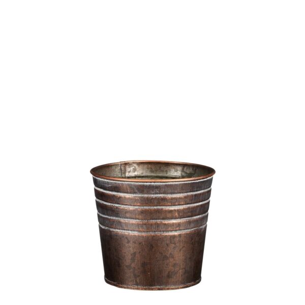 Tsinkpott Ricardi Ø12,5x h11,5cm vaskne