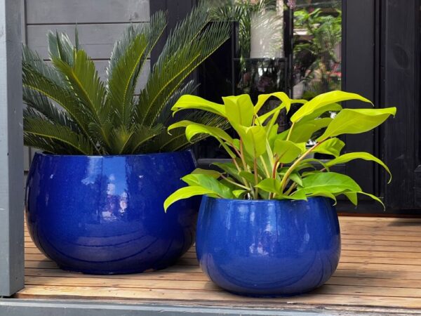 Lillepott Kop Ø47x h31cm sinine