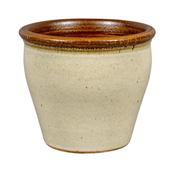 Õuepott Corleto Ø28x h25,5cm kreem