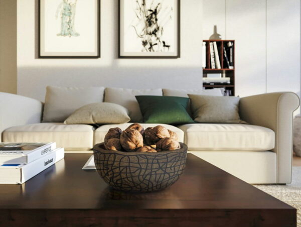 Lillepott Jooned Ø18x h12cm pruun