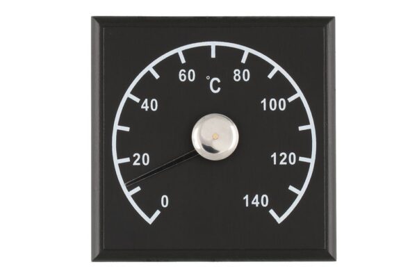 Sauna termomeeter must 12x12cm