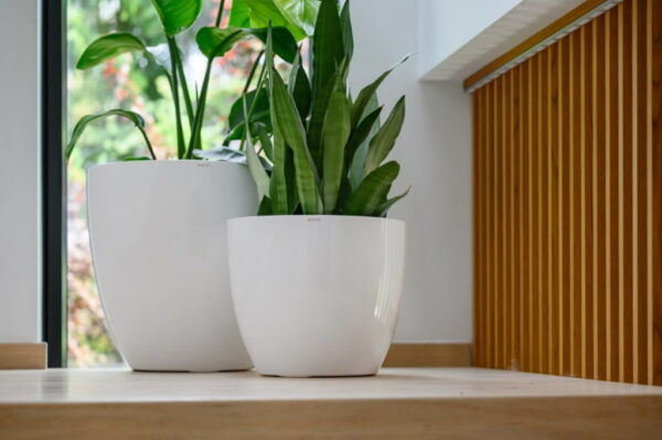 Õuepott Doni Ø46x h43cm valge