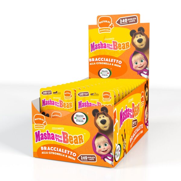 Sääsetõrje käevõru lastele Maša ja Karu 240h