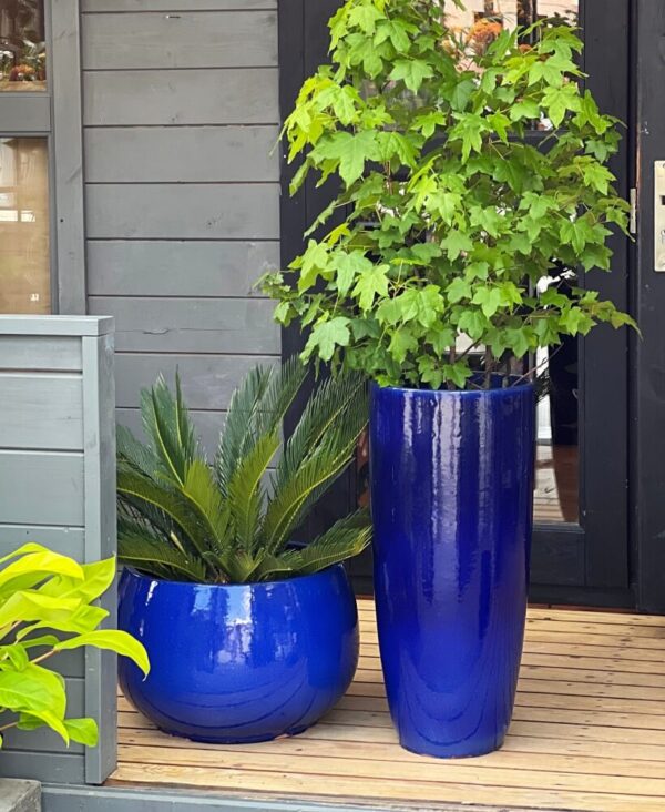 Lillepott Kop Ø47x h31cm sinine