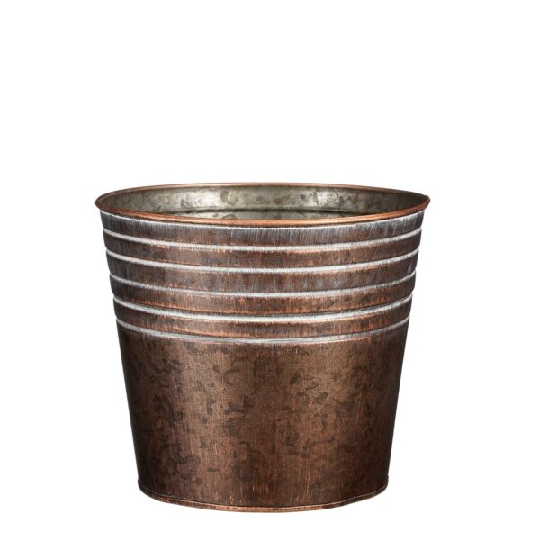 Tsinkpott Ricardi Ø19x h16,5cm vaskne