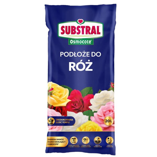 Kasvusubstraat roosidele 20L+ Osmocote Substral