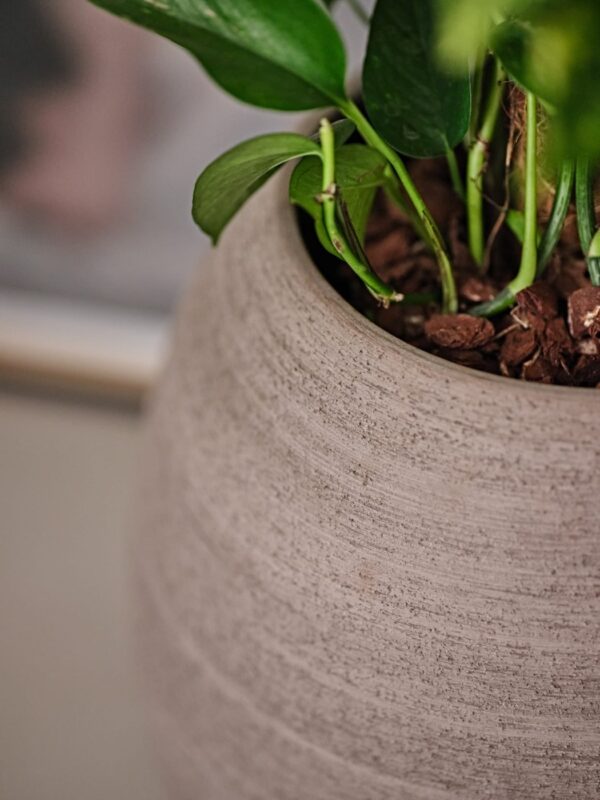 Savipott Murano Ø32cm tumepruun