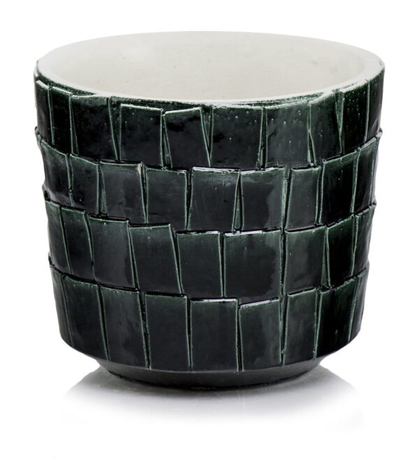 Lillepott Ristkülik Ø18x h16cm roheline