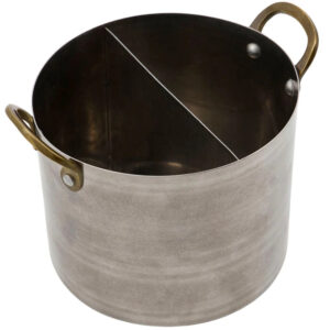 Söögiriistade hoidja Presentation hõbedane 14x h11cm