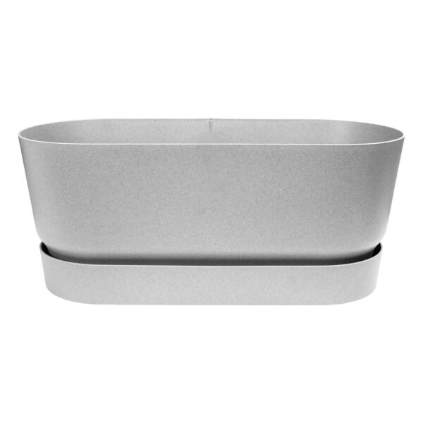 Rõdukast Greenville Terrace Trough alusega ratastel Ø80cm 57L betoonihall