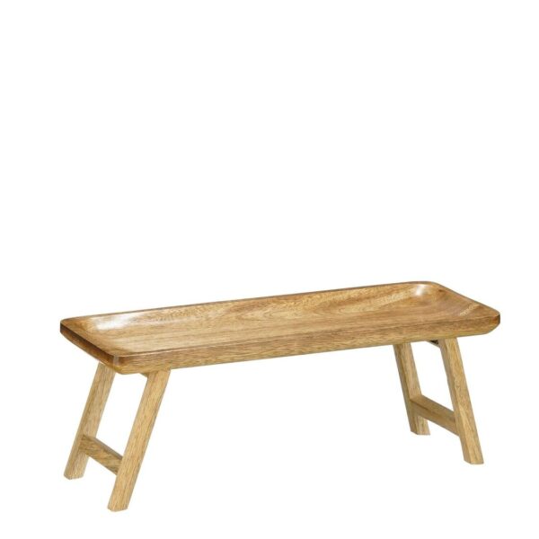 Serveerimisalus Duko jalgadel, pruun 40x15x h14,5cm