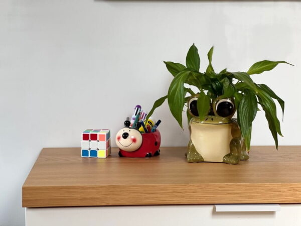 Lillepott konn Ø15x h15cm roheline