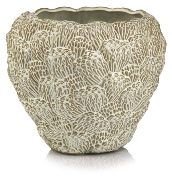 Lillepott Õied Ø21x h 18cm kreem