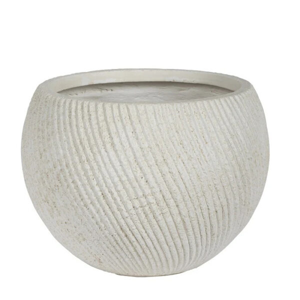 Õuepott Newcastle Ø28x h25cm valge