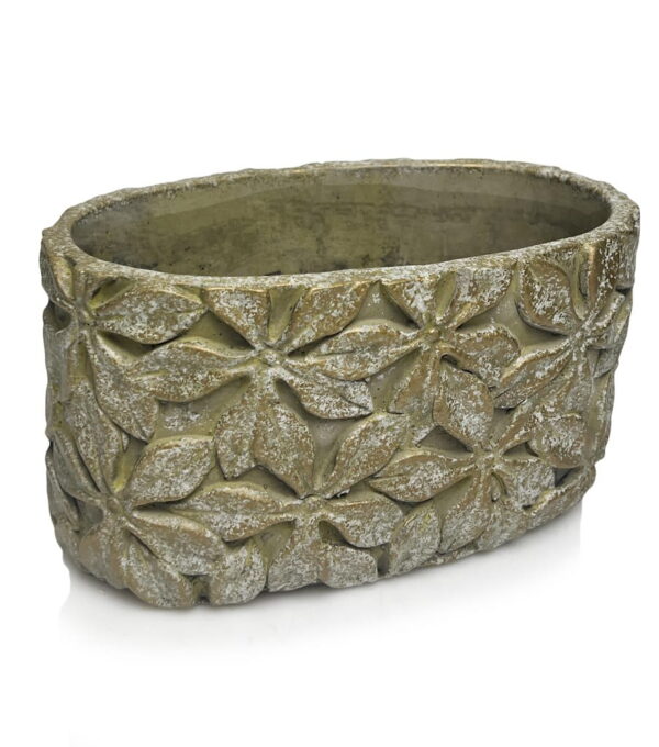 Lillepott Ryna 21x13x h12cm roheline