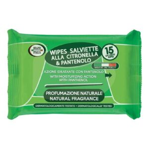 Looduslikud sääsetõrje salvrätikud eeterlike õlidega 15tk