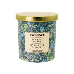 Lõhnaküünal Meresool & Salvei, klaasis, 30h