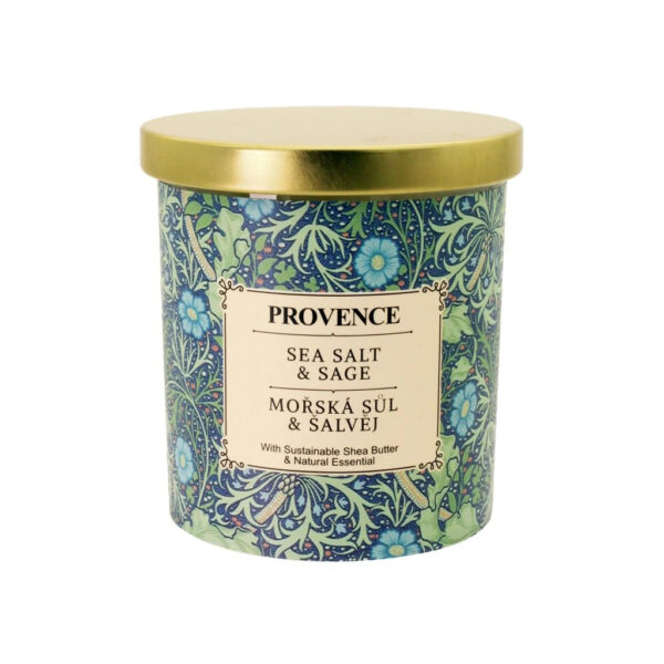 Lõhnaküünal Meresool & Salvei, klaasis, 30h