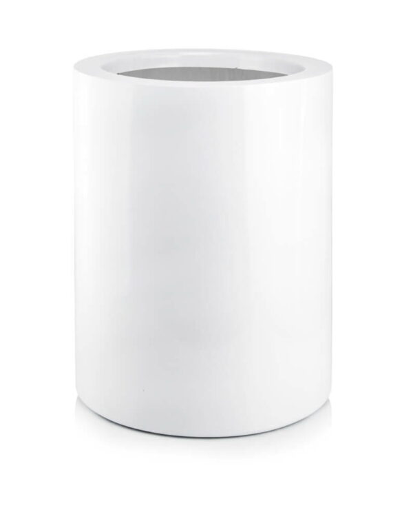 Õuepott Cylin Ø40x h50cm valge