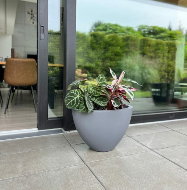 Õuepott Oval Ø55x28x h35cm hall