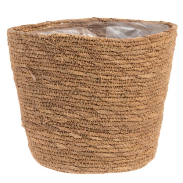 Punutud korv Linnea Ø24x h21cm kile sisu, pruun