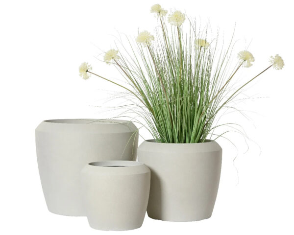 Õuepott Lewis Ø44x h39,5cm beež