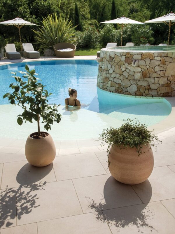 Savipott Murano Ø32cm tumepruun