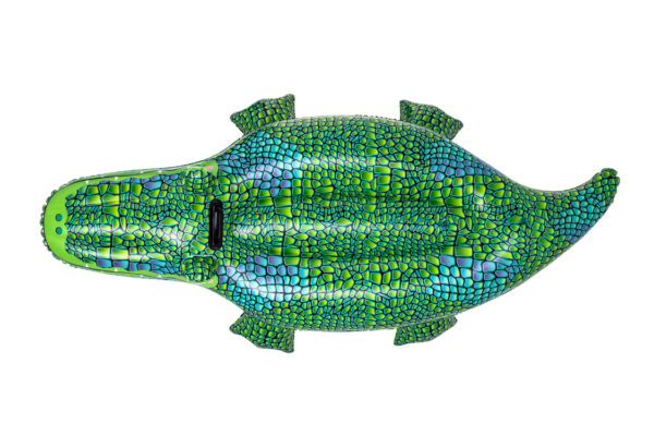 Ujumismadrats krokodill roheline 148x67x h29cm