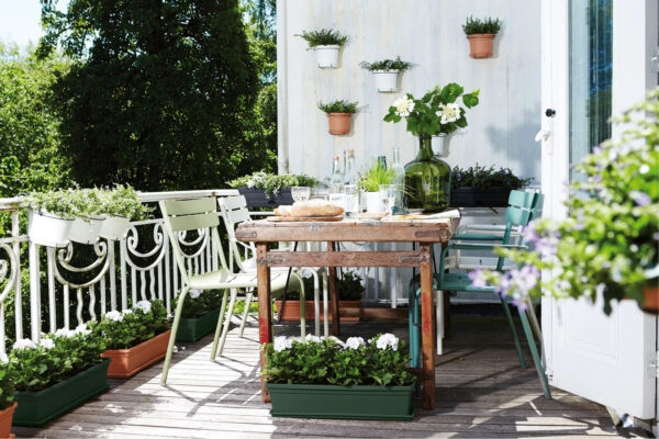 Rõdukast Green Basics 80cm 12L leheroheline