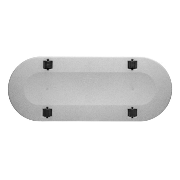 Rõdukast Greenville Terrace Trough alusega ratastel Ø80cm 57L betoonihall