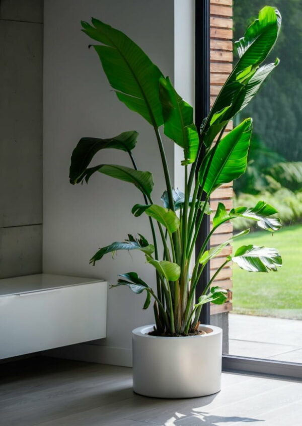 Õuepott Cylin madal Ø46x h30cm valge