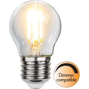 Elektripirn LED E27 G45 2700K dimmerdatav soe valge