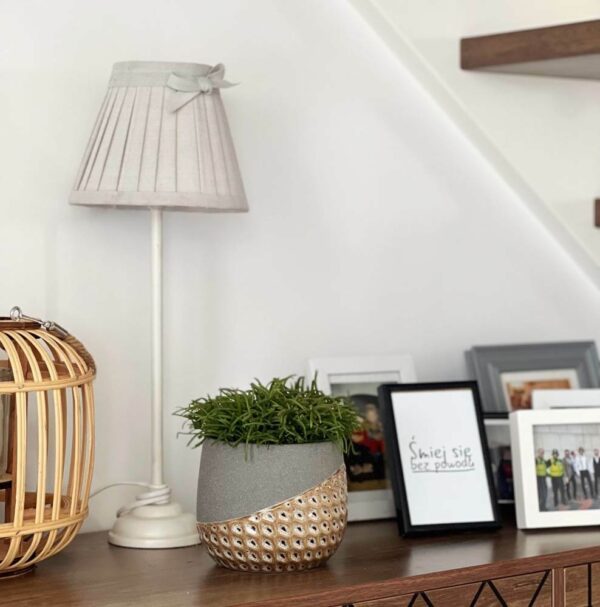 Lillepott Tekstuurid Ø14x h13cm hall