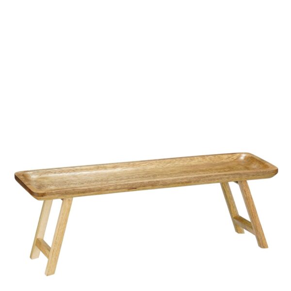 Serveerimisalus Duko jalgadel, pruun 50x15x h17cm