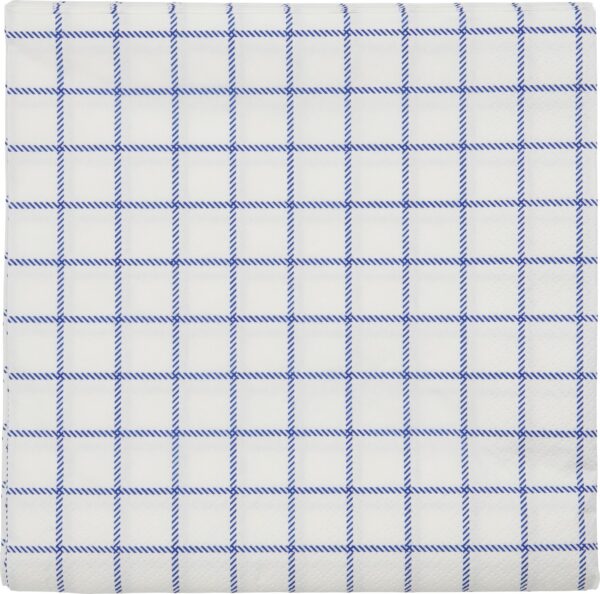 Salvrätik Check sinine 20x20cm