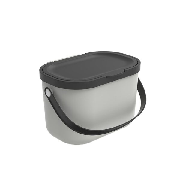 Prügikast biojäätmetele Albula valge 3,2L, 22,2x17,2x h14,7cm