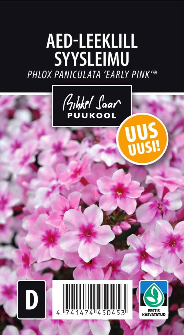 Aed-leeklill 'Early Pink Candy' P17 Eestis kasvatatud