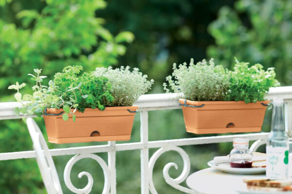 Rõdukast Green Basics All in One mini 30cm terrakota