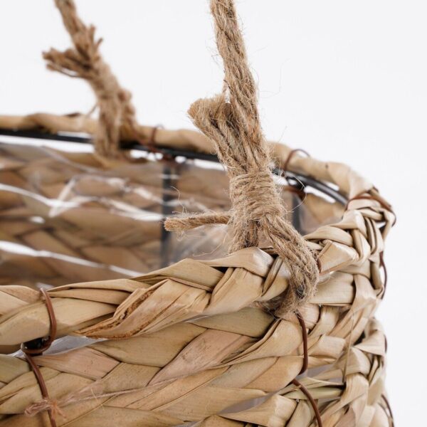 Riputatav punane korv Avalon Ø18x h70cm helepruun