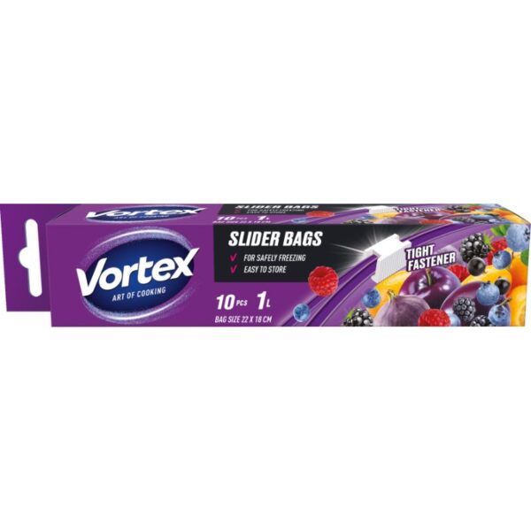 Säilituskotid Vortex 1L, 10tk/pk