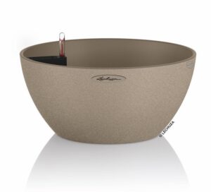 Lechuza lillepott Cubeto Stone 30x30x h13,5cm liivabeež