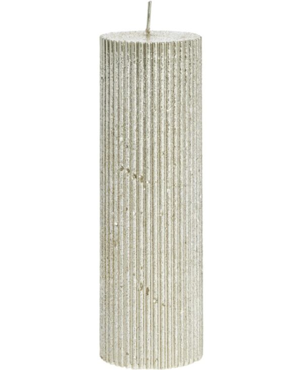 Küünal Lissia hele kuldne Ø6x h20cm