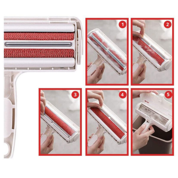 Karvadest puhastaja, rullikuga