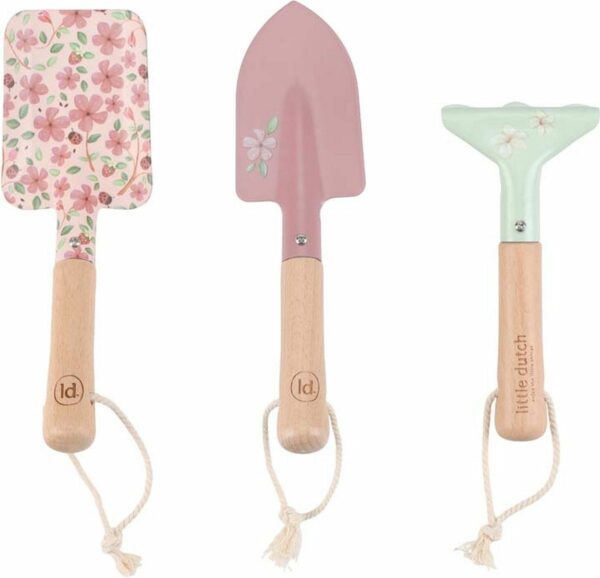 Aiatööriistade komplekt lastele Fairy Garden roosa