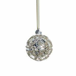 Klaaskuul Perline antiik hõbe Ø8cm