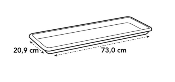 Rõdukasti alus Barcelona XL 80cm must